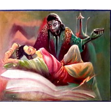 Romantic Couple Oil Painting